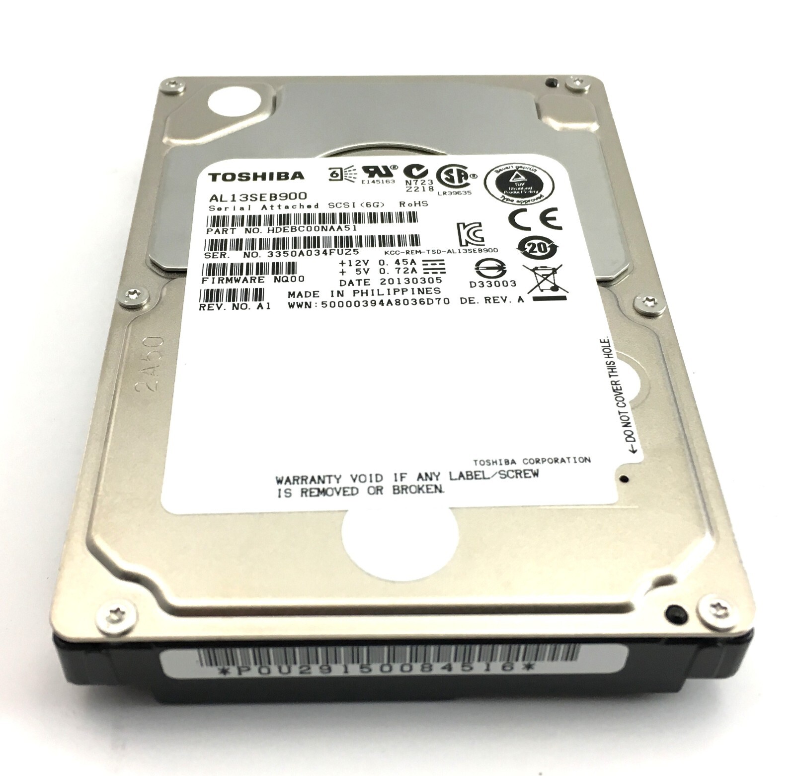 FIT FOR Toshiba AL13SEB900 Hard Drive
