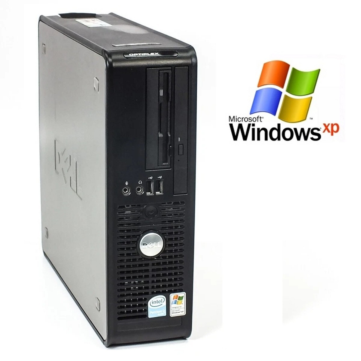 Dell Optiplex 745 SFF Computer 4GB RAM 500GB SP3 32Bit Windows XP Pro 3.5 Floppy