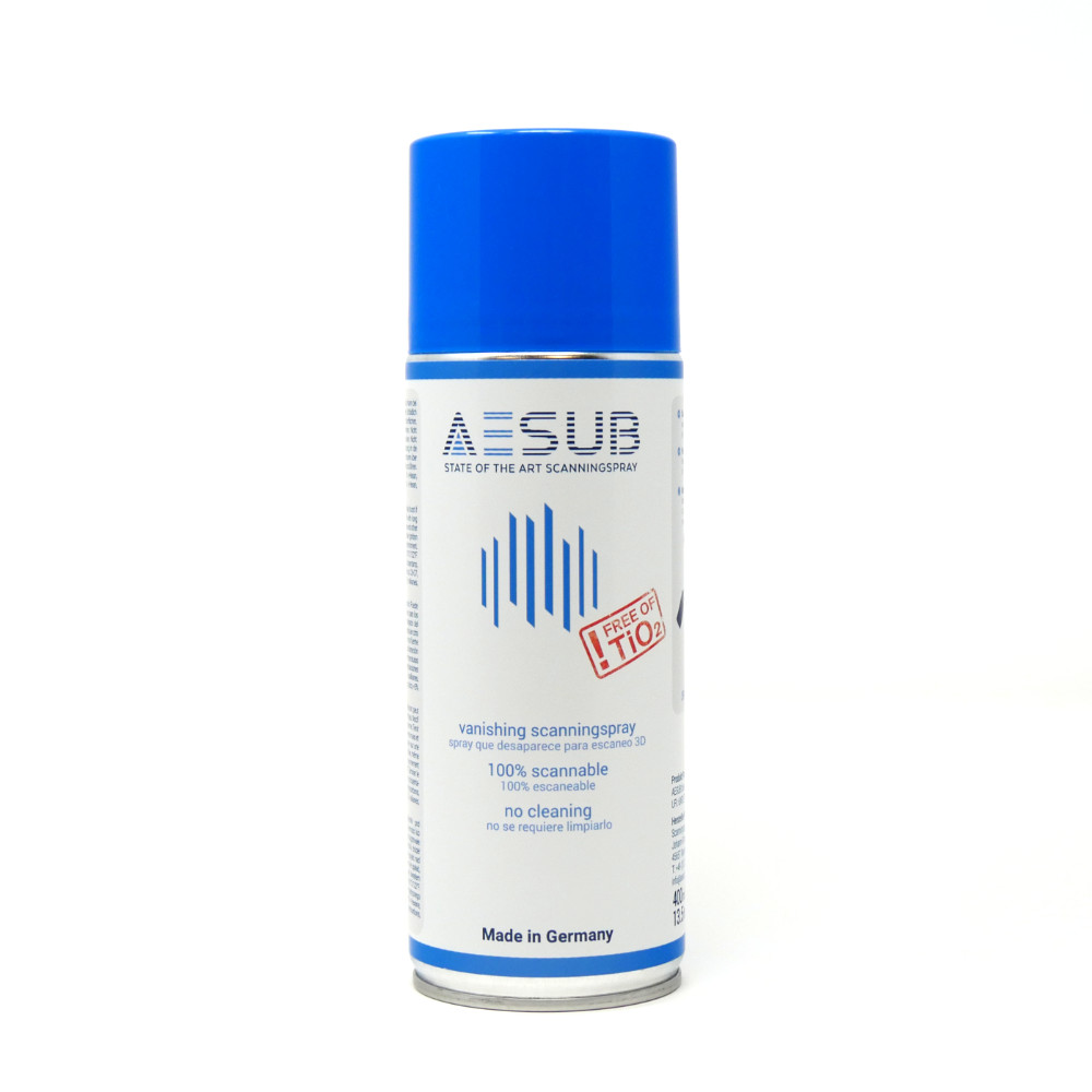 AESUB Blue - 13.5 fl. oz. (400 ml) Aerosol Can - Sublimating 3D Scanning Spray