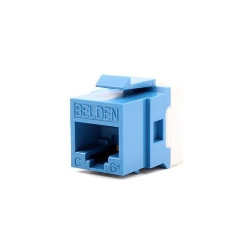 Belden AX104193 CAT6+ RJ45 KeyConnect style Blue Modular Jack
