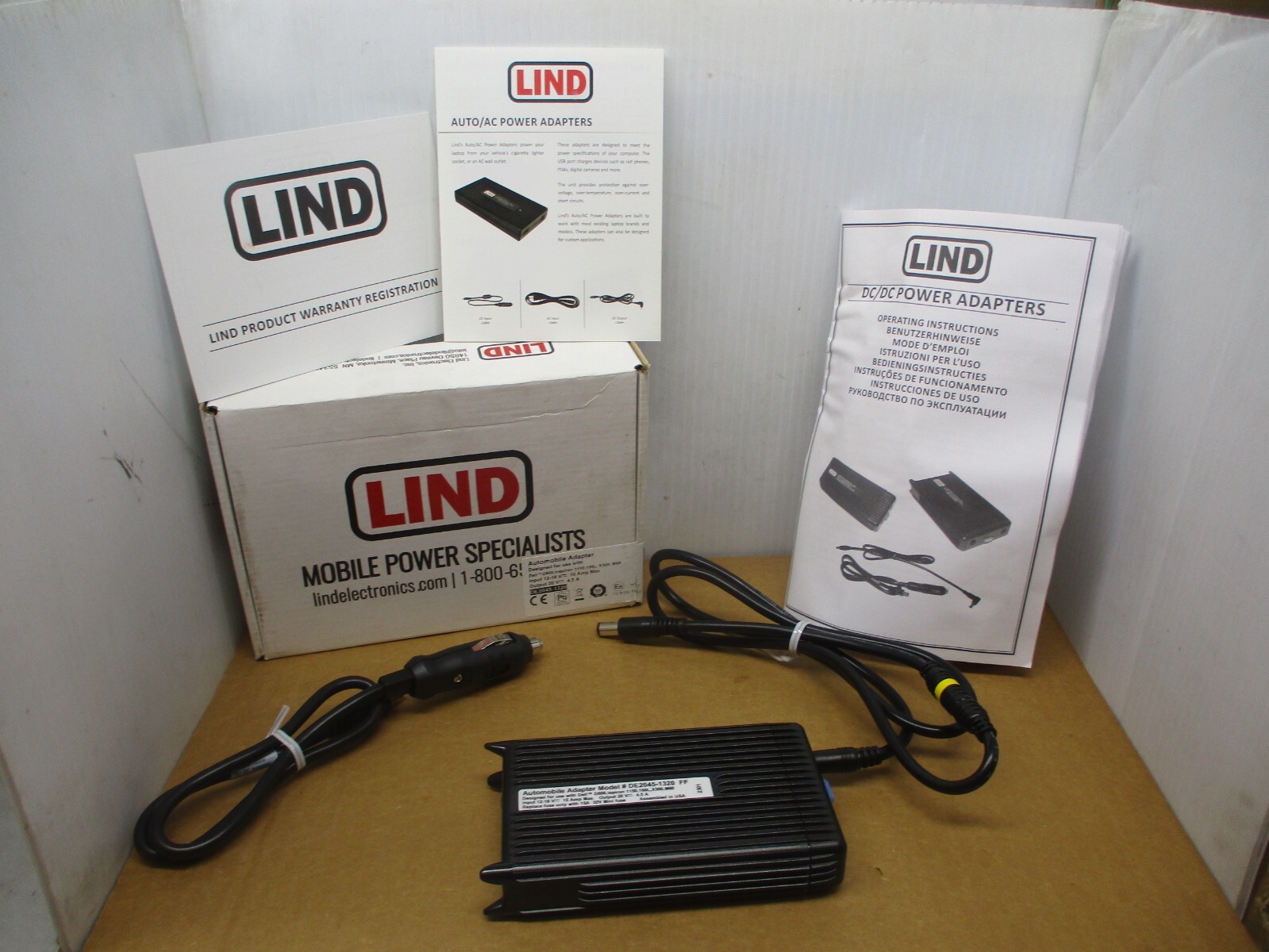 Lind Electronics De2045-1342 Dc Power Adapter Compatible With Dell Inspiron 1150