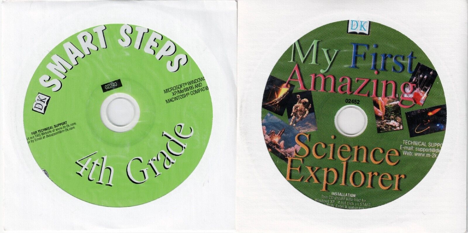 DK My First Amazing Science Explorer and DK Smart Steps 4th Grade Pc New XP