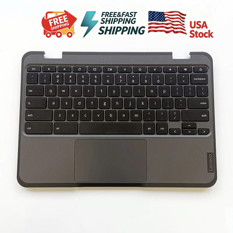 5M11C94663 New For Lenovo 100e Chromebook Gen 3 Palmrest Keyboard Touchpad -USK