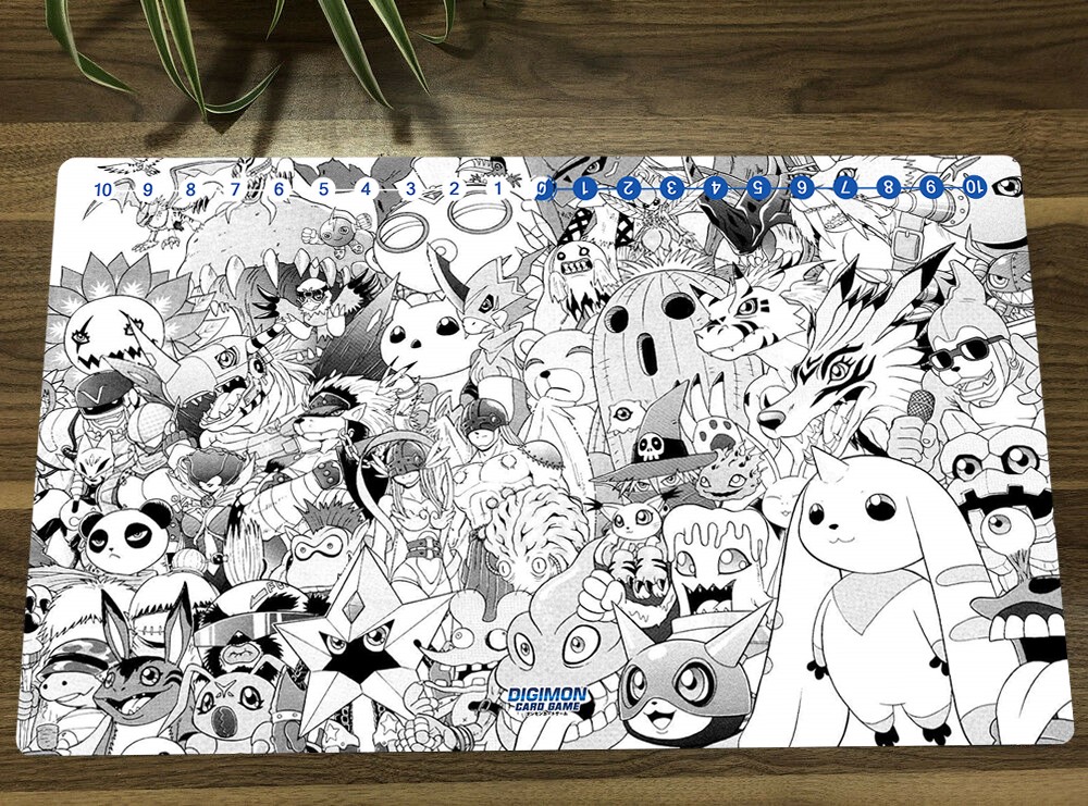 Digimon Adventure Table Playmat TCG CCG Mouse Pad Trading Card Game Mat With Bag