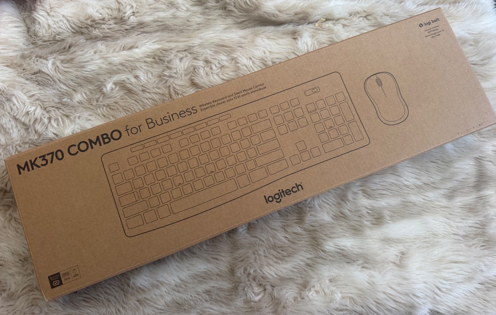Logitech MK370 Combo - Graphite keyboard & mouse, Bluetooth wireless, MISB, NWT