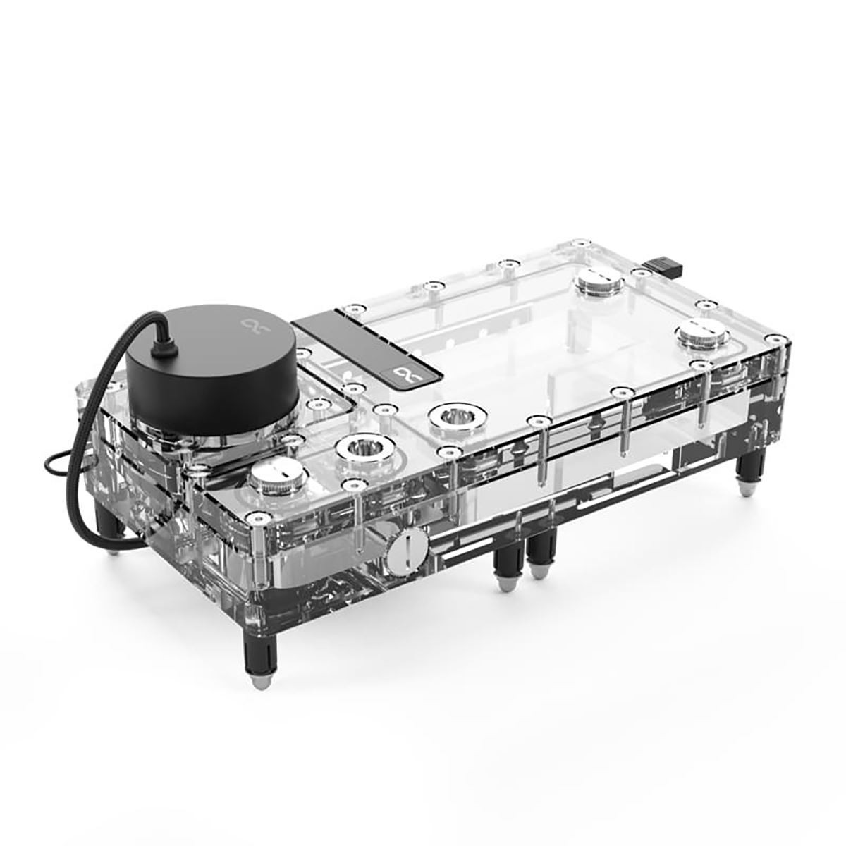 Open Box Alphacool Core Flat Reservoir 240 Right with VPP Apex pump