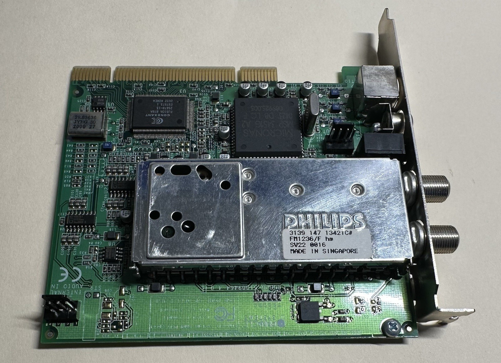 Vintage Pinnacle Systems Studio PCTV PRO PCI Video Capture Card FM Radio TV PC