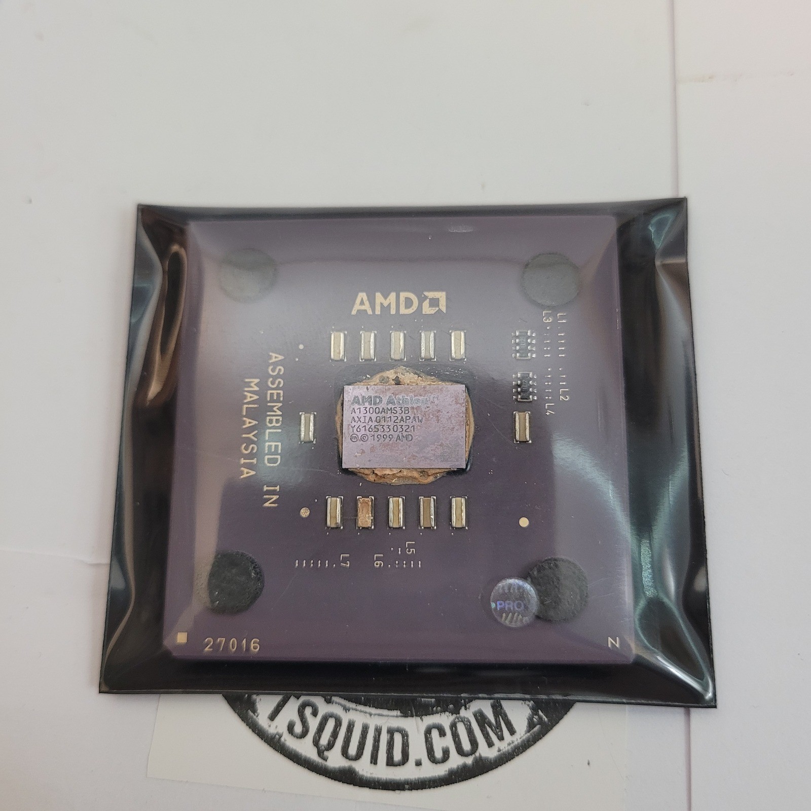 AMD Athlon CPU A1300AMS3B AXIA 1.3GHz Socket A 462 Thunderbird Processor