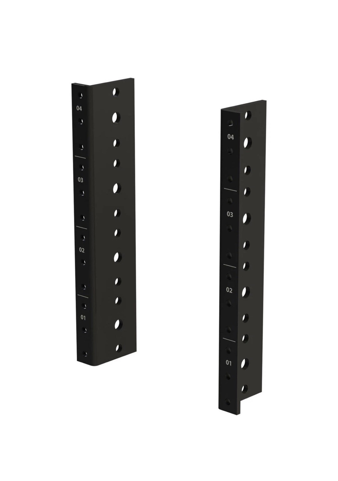 Gator Cases Rackworks Rack Rail Set of two  for 6RU Rackmount Cases.