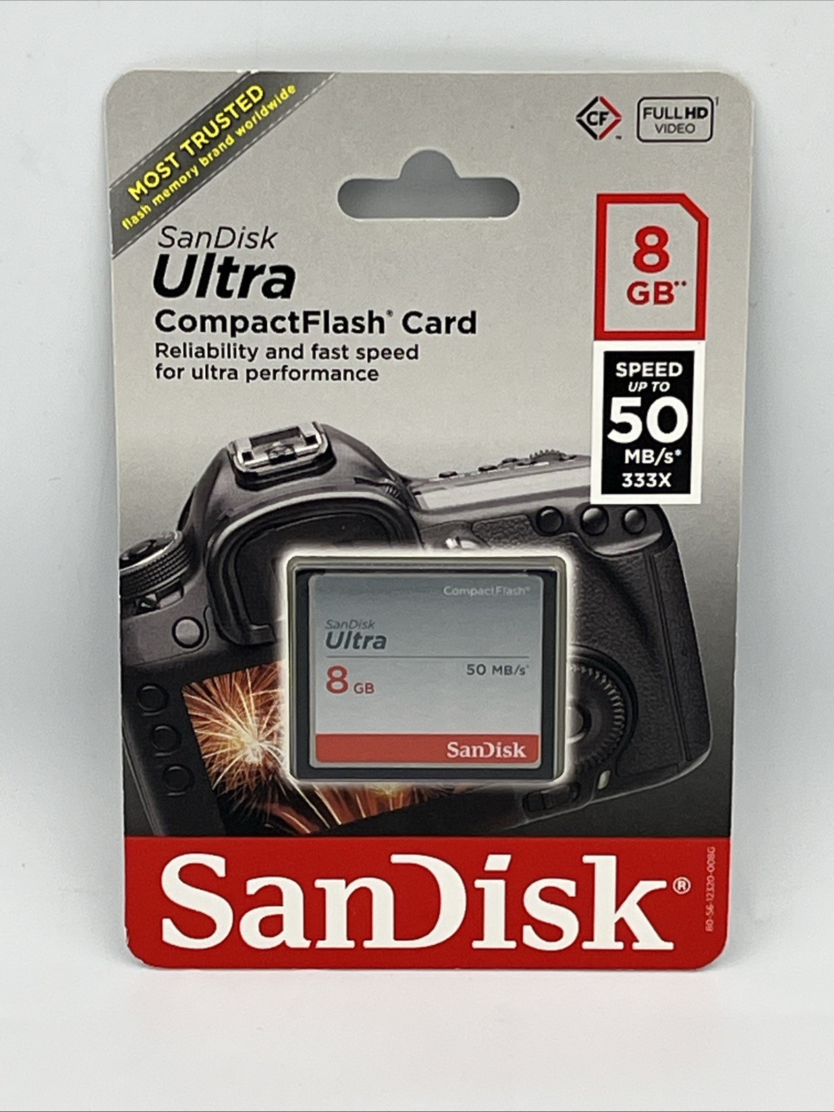 SanDisk Ultra 8GB Compact Flash Memory Card 50MB  SDCFHS-008G-A46