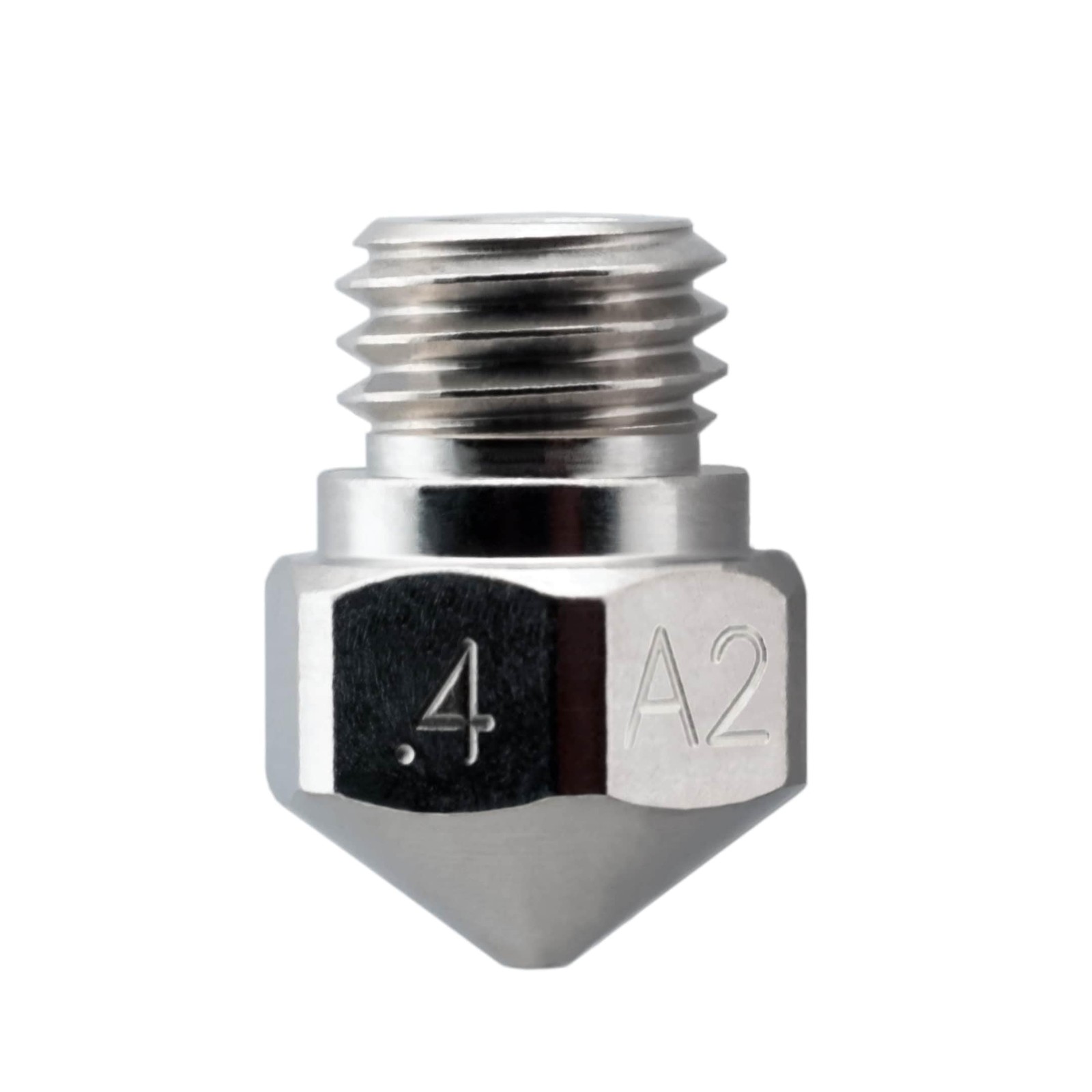 Microswiss Plated A2 Hardened Tool Steel Nozzle for MK10 All Metal Hotend Kit...