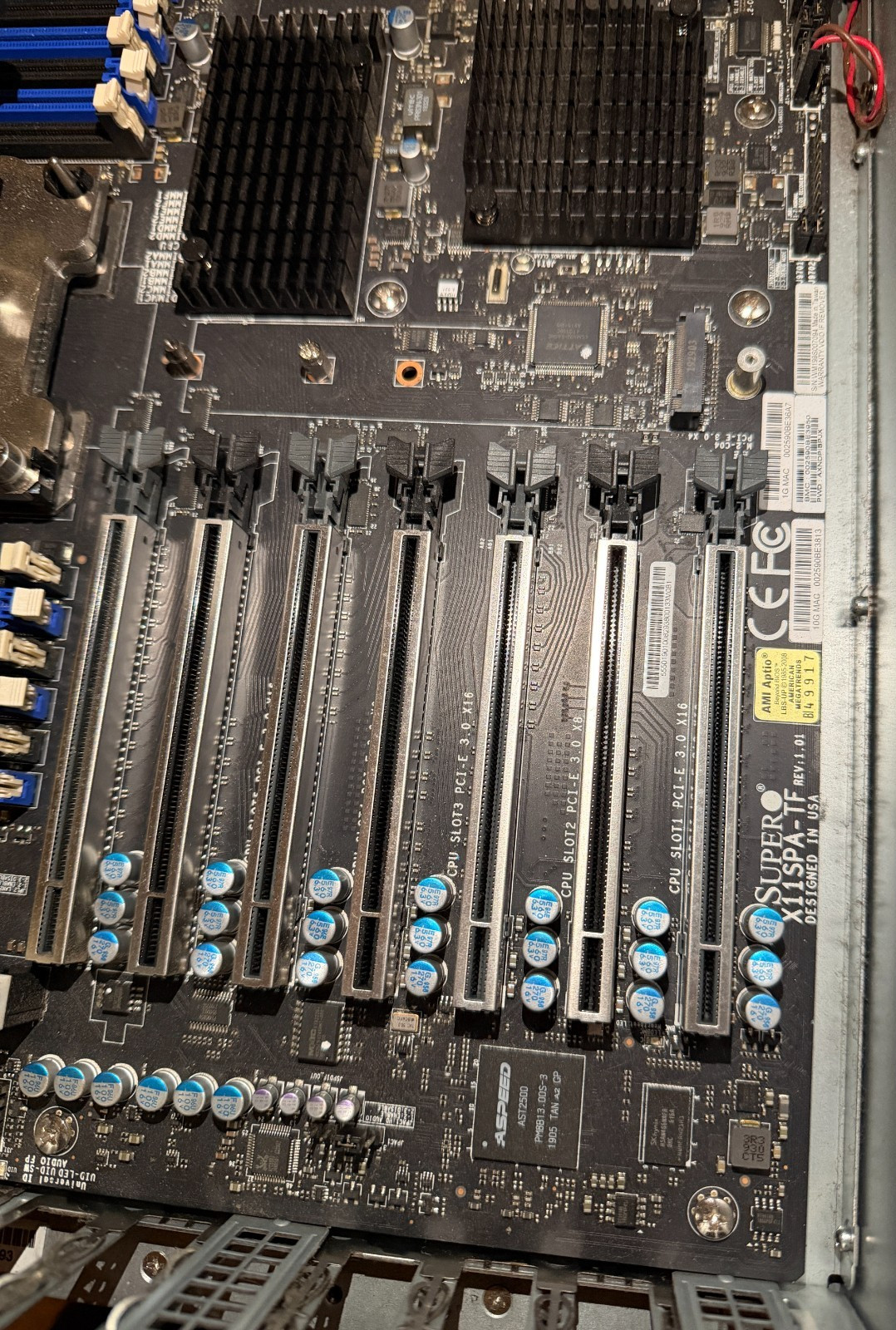 Supermicro X11SPA-TF E-ATX Motherboard LGA-3647 WorkStation Server Board Rev 1.0