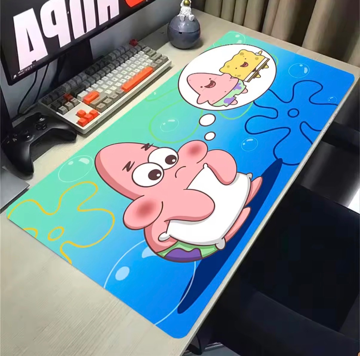 SpongeBob Mouse Pad Patrick Star Gaming + PC Desk Mat | SpongeBob SquarePants
