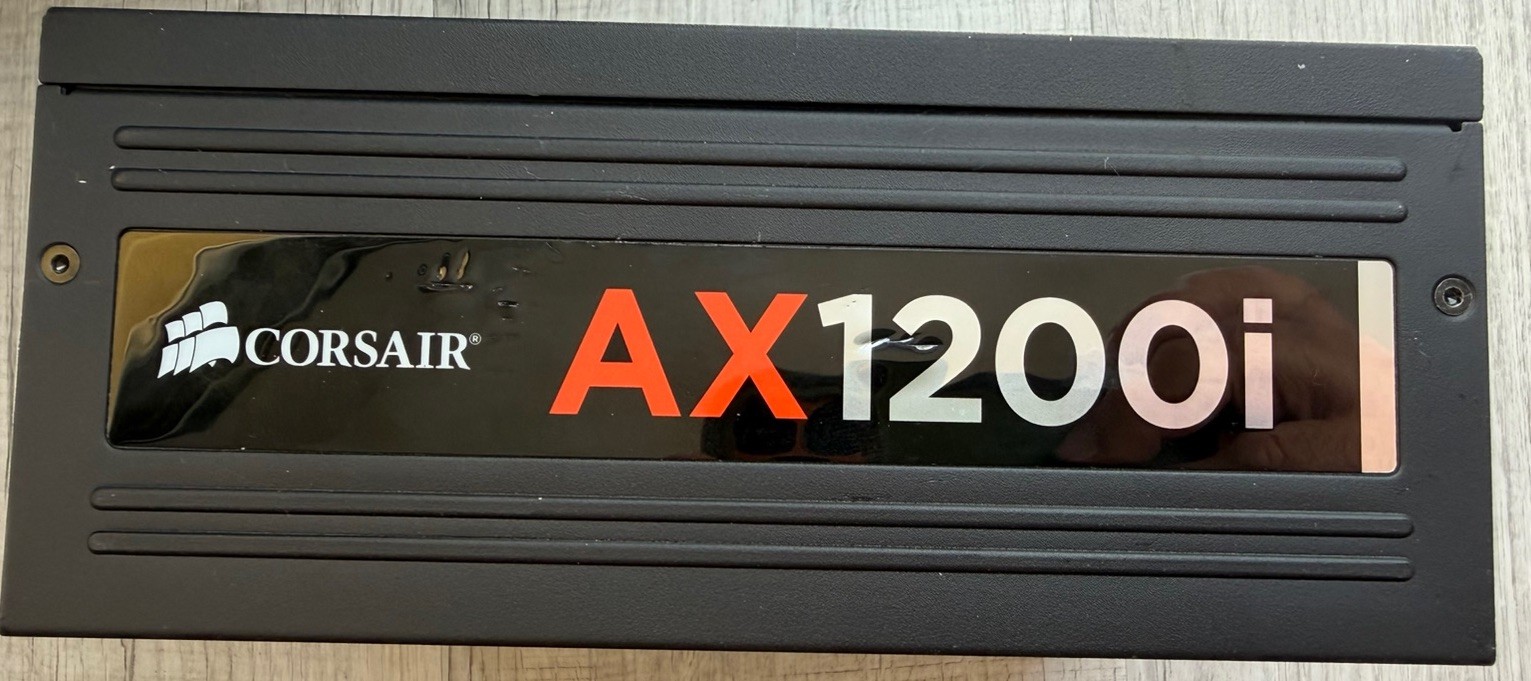 CORSAIR AX1200i DIGITAL ATX POWER SUPPLY W/ CABLES 1200W MODULAR 80 PLUS-TESTED