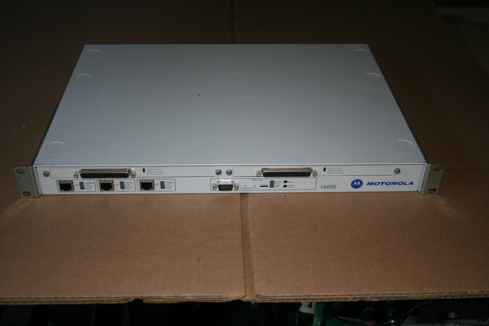 MOTOROLA ST6000 BASE UNIT SINGLE PS ST6000C-S6000 CLN1780D MNR Network Router