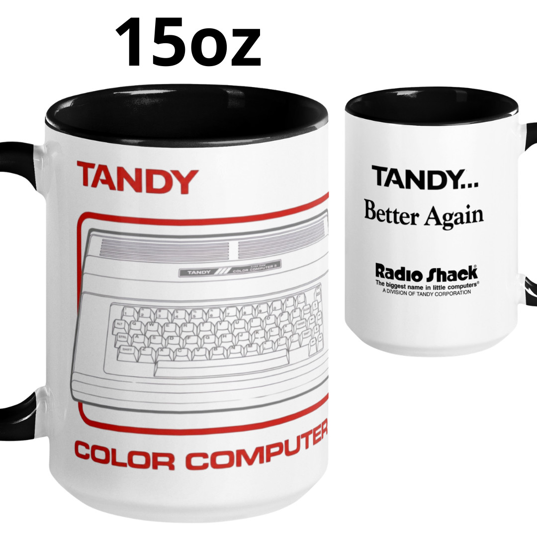 Tandy Color Computer 3 - Retro Coffee Mug 15oz Radio Shack Geek Nerd Gift Cup