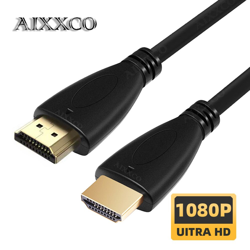 0.5M 1.5M 1M 2M 3M 5M 10M 15M Gold Plated Hdmi-Compatible Cable 1.4 1080P 3D Vid