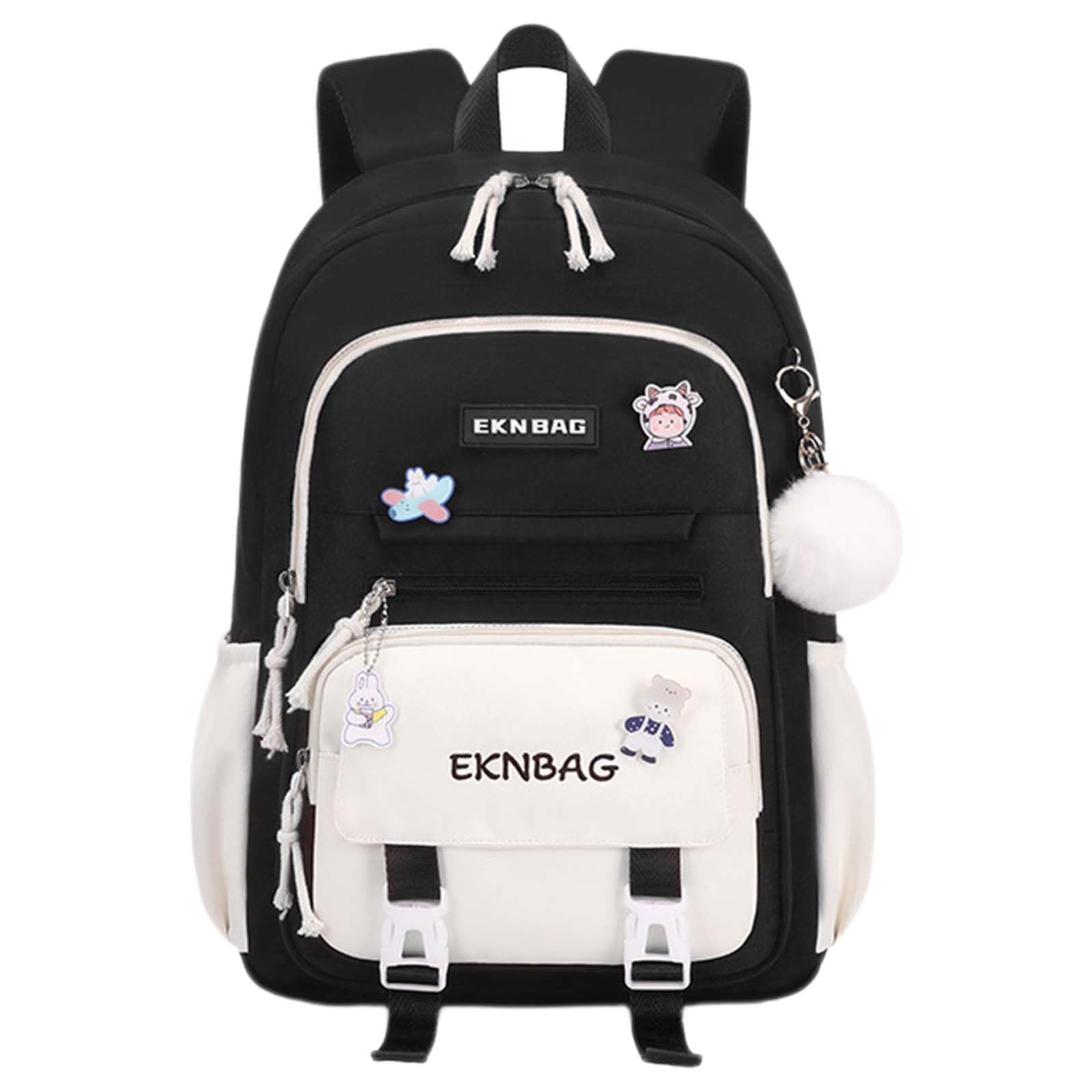 Large School Backpack for Girls Teens Kids Cute Aesthetic Waterproof Laptop Back