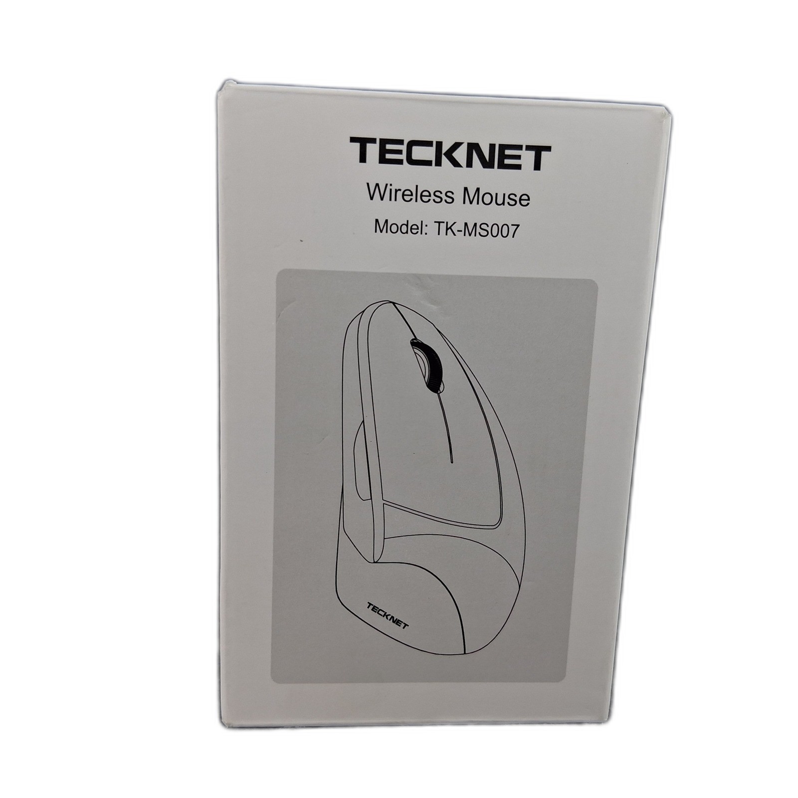 TECKNET Ergonomic Vertical Mouse Wireless Bluetooth 4800 DPI 3-Device TK-MS007