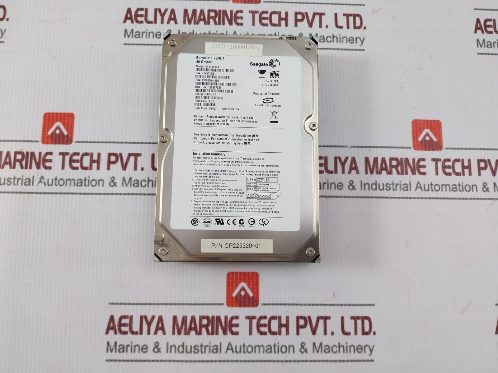 Seagate ST340014A Internal Hard Disk Drive