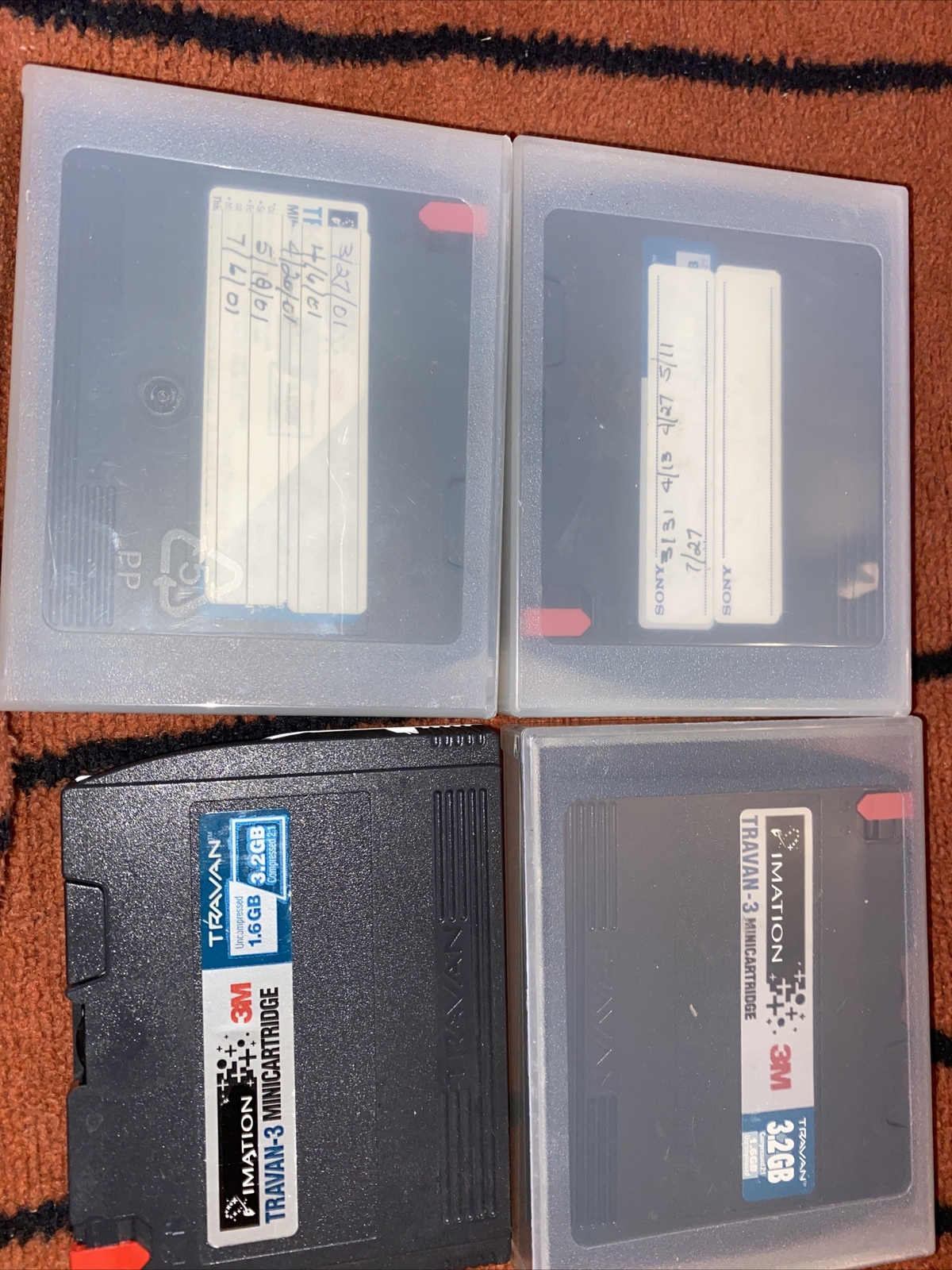 IMATION 3M TRAVAN-3 4 MINI CARTRIDGE 3.2 GB Used AA80