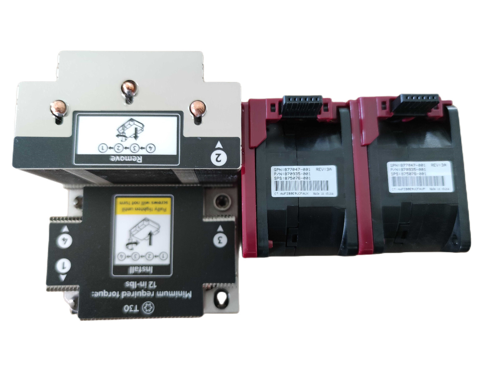 HPE DL380 G10 server high performance heatsink Fan kit HP 875071-001,875076-001