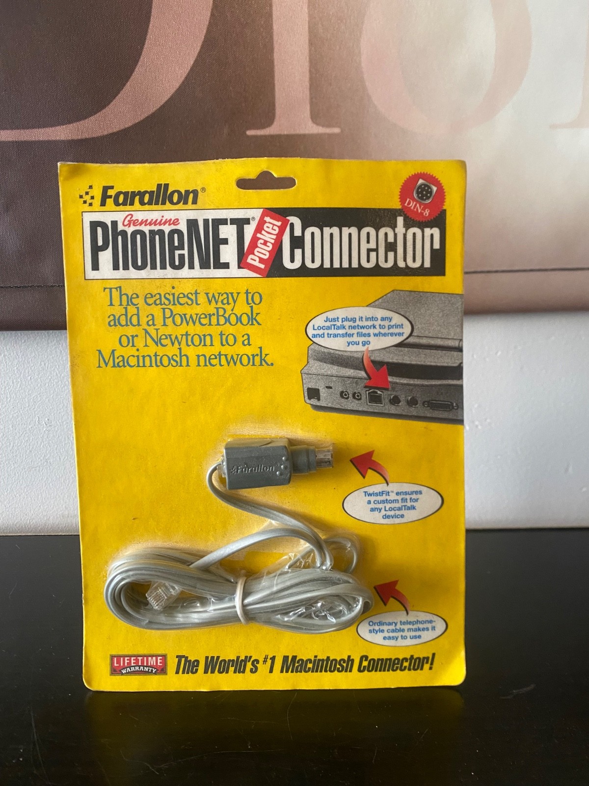 RARE Farallon PhoneNET Pocket Connector For Macintosh BRAND NEW SEALED