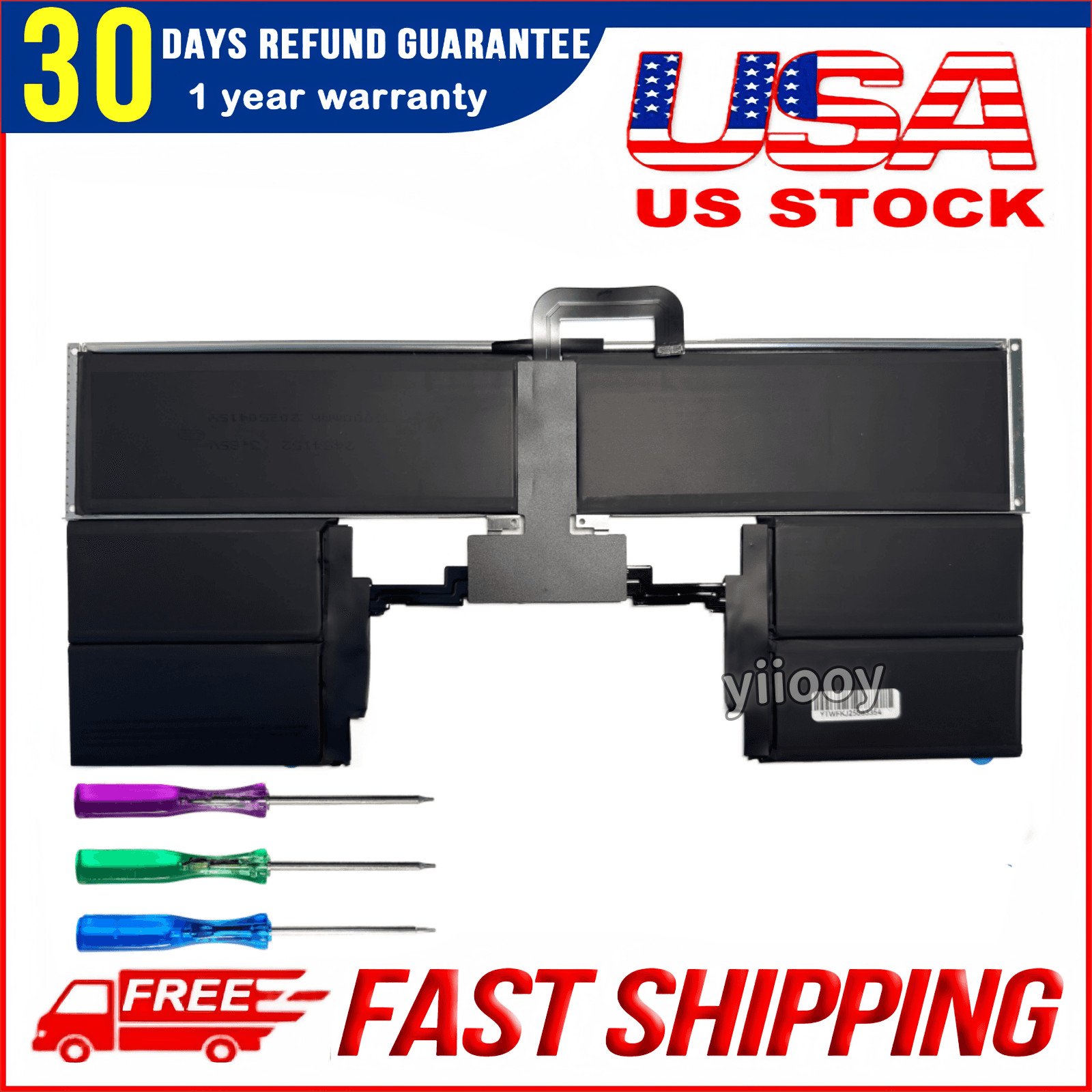 Genuine A2797 Battery for Apple MacBook Air 15" A2941 A3114 2023-2024 M2 M3 chip