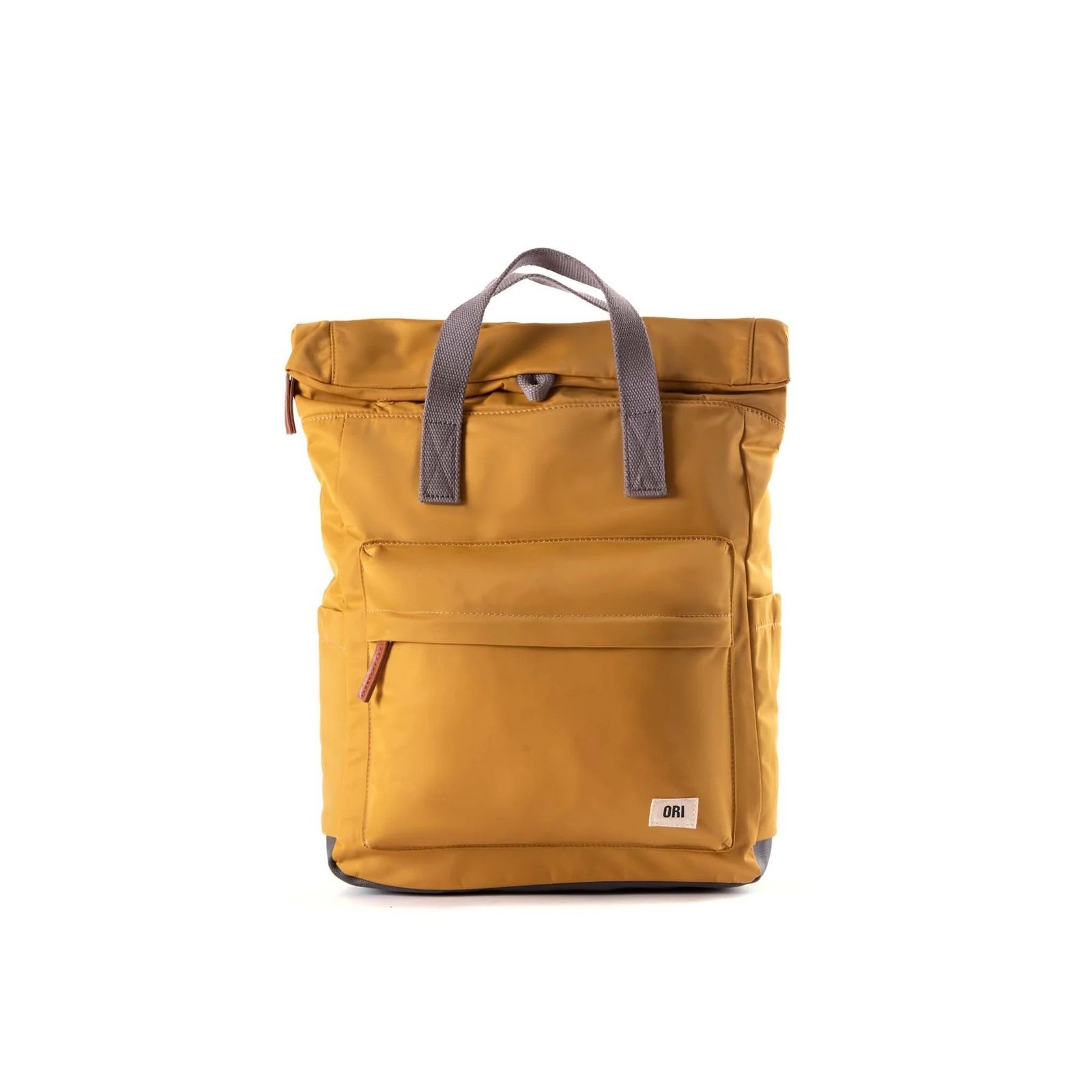 ORI LONDON Travel Backpack Canfield Yellow Corn Medium Nylon Rolltop Backpack...