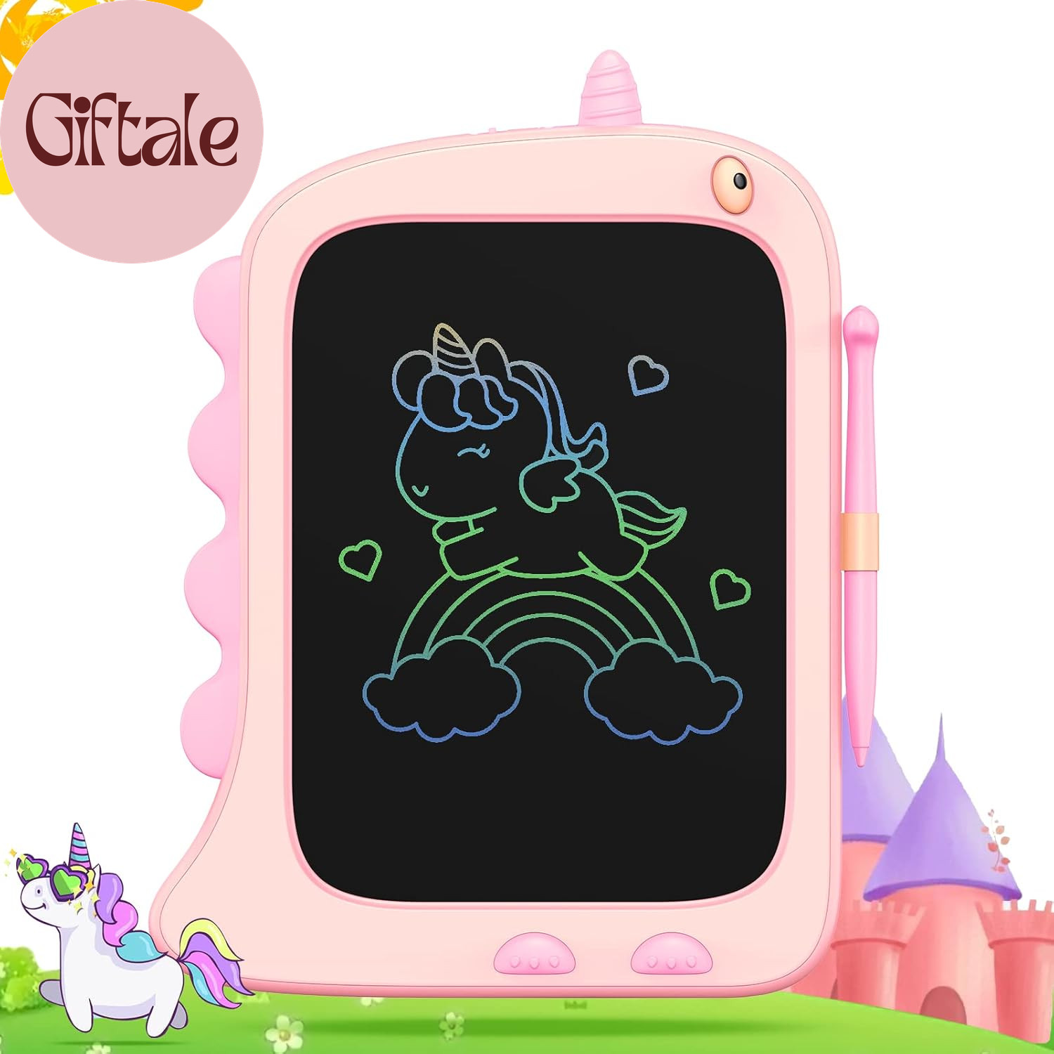 8.5 Inch LCD Doodle Board Tablet for Girls - Unicorn Drawing Pad for Kids 2-7 Ye