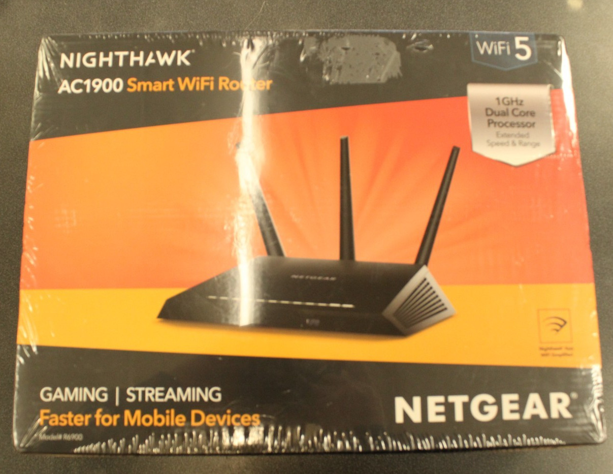 Netgear Smart Wi-Fi Router Nighthawk (R6900-200NAS) - AC1900 Gaming & Streaming