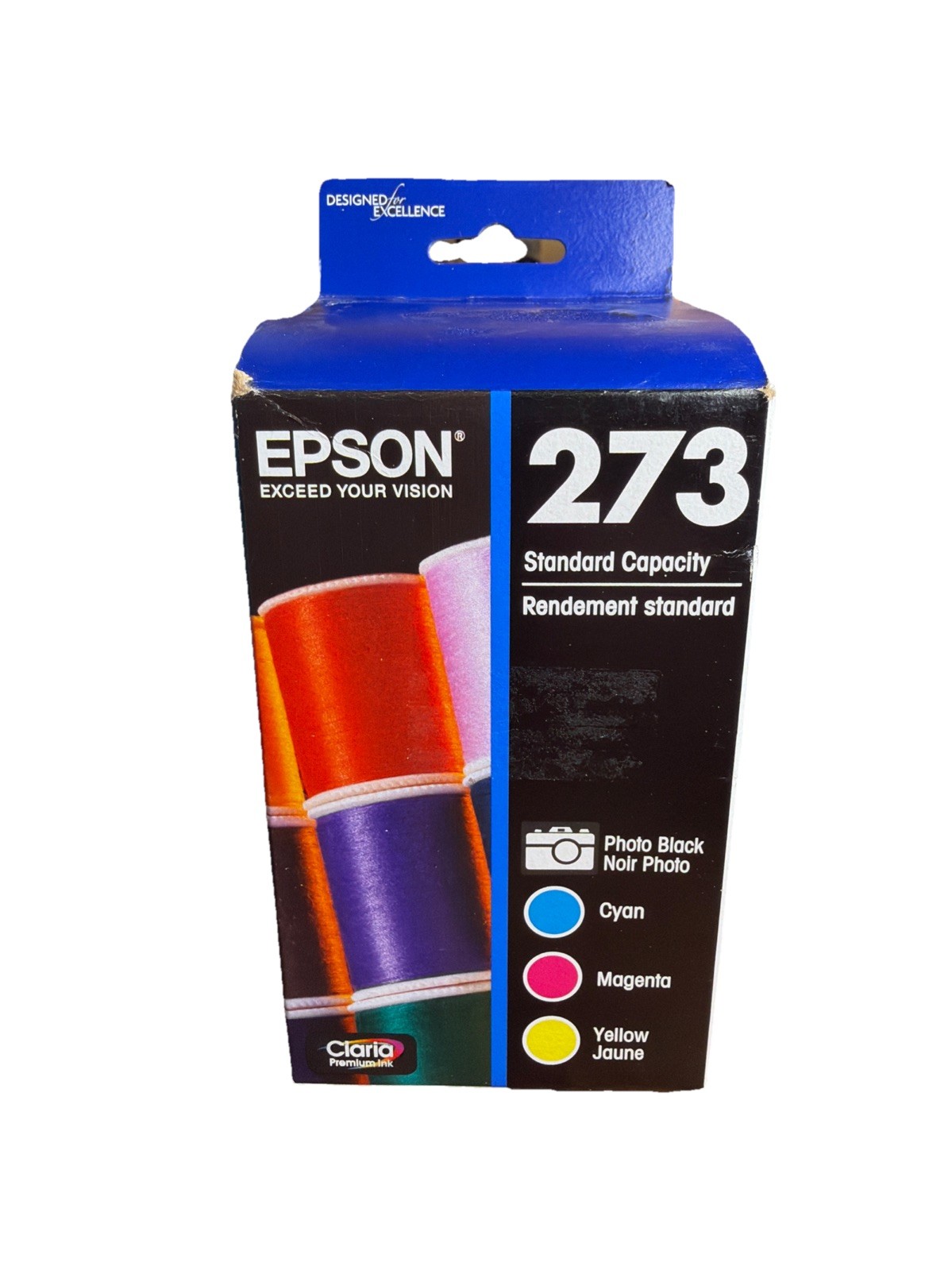 Genuine Epson 273 Ink Cartridges 4 Pack Combo Photo Black & Color Exp 12/2026
