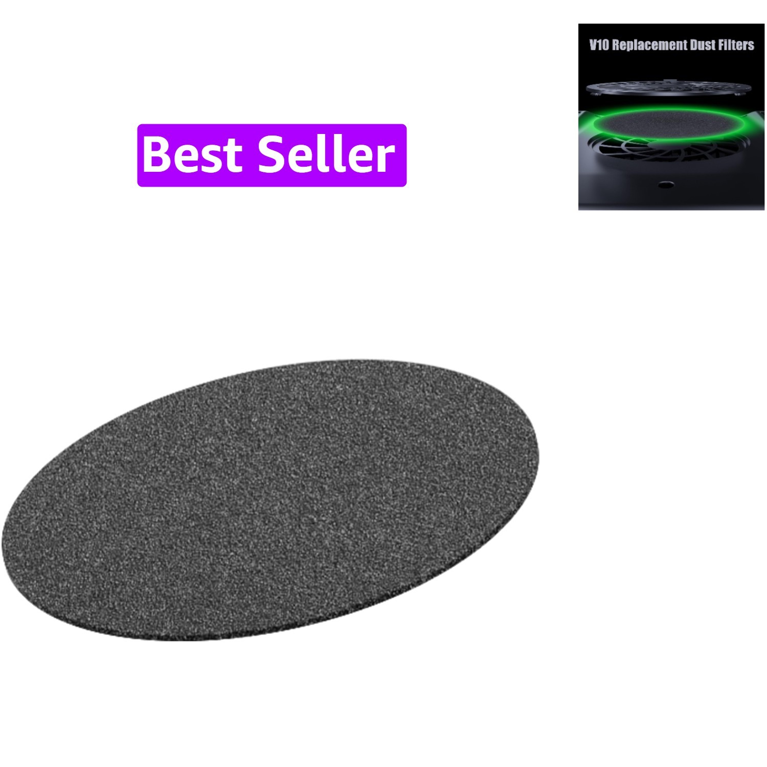 V10 / V11 Pro Laptop Cooler Replacement Dust Filter Set 5-Pack