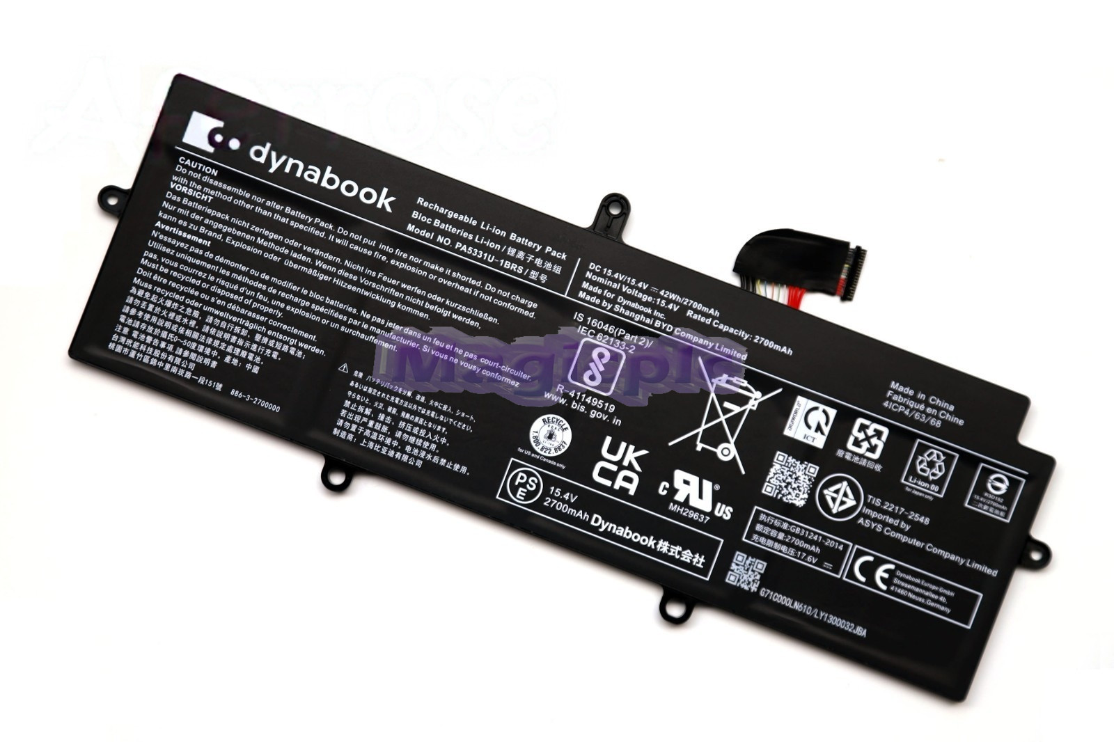 Genuine PA5331U-1BRS Battery For Dynabook Portege R30-E X30L-G Terca A30-G A40-E