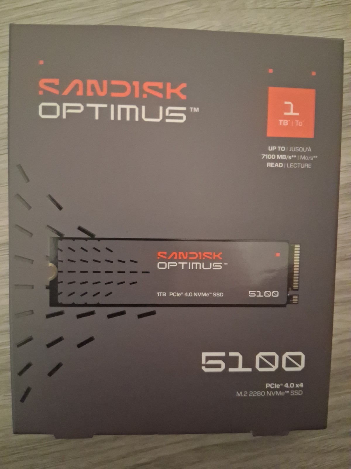 NEW SanDisk Optimus 5100 M.2 2280 PCIe 4.0 NVMe SSD 1TB High Performance