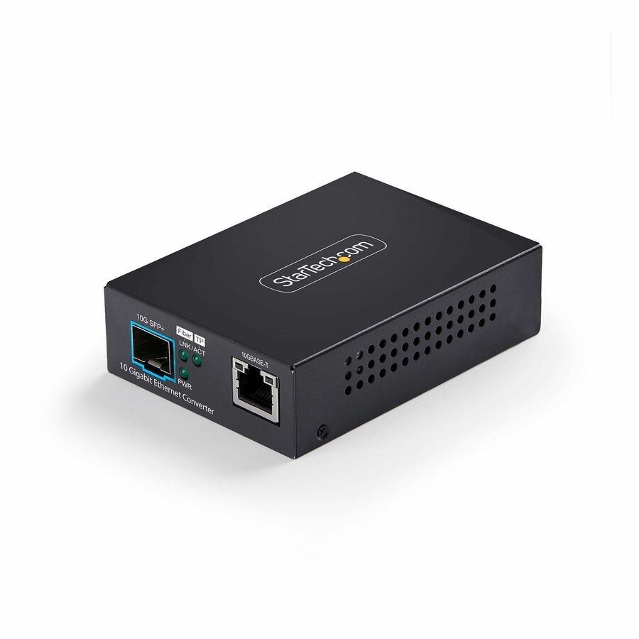 StarTech MCM10GSFP2 10GbE Multi-Gigabit SFP+ Fiber Media Converter