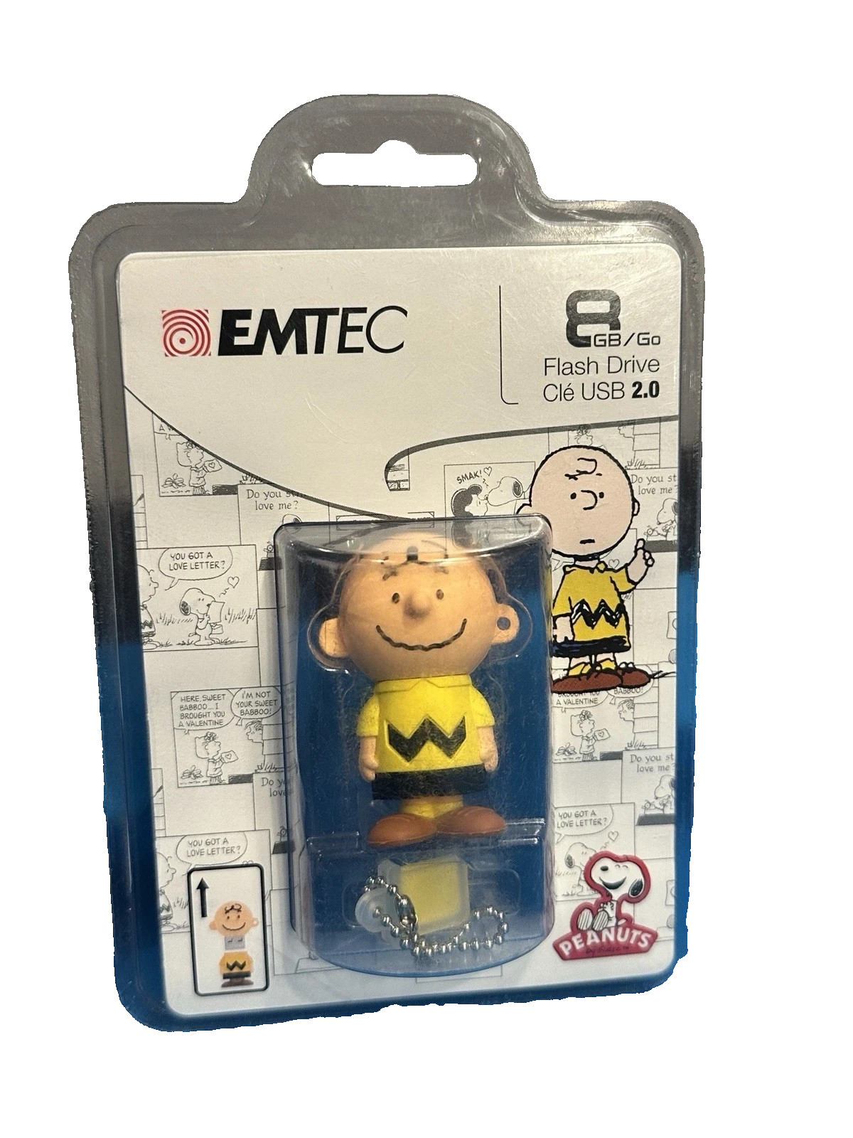 Emtec 3D Peanuts Snoopy Linus Character 8GB USB 2.0 Flash Drive Linus NEW