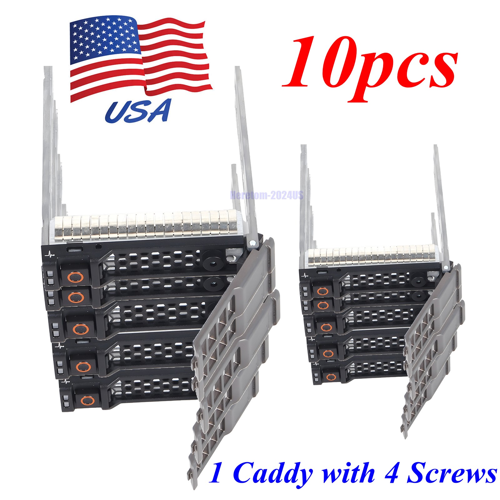 New For Dell NRX7Y 2.5" SAS Tray Caddy PowerEdge M420 M620 M520 M820 VRTX V81C6