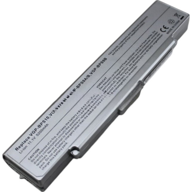 Battery Sony Vaio VGP-BPS9/S VGP-BPL9 VGP-BPL9 fully decoded for Windows7 Silver