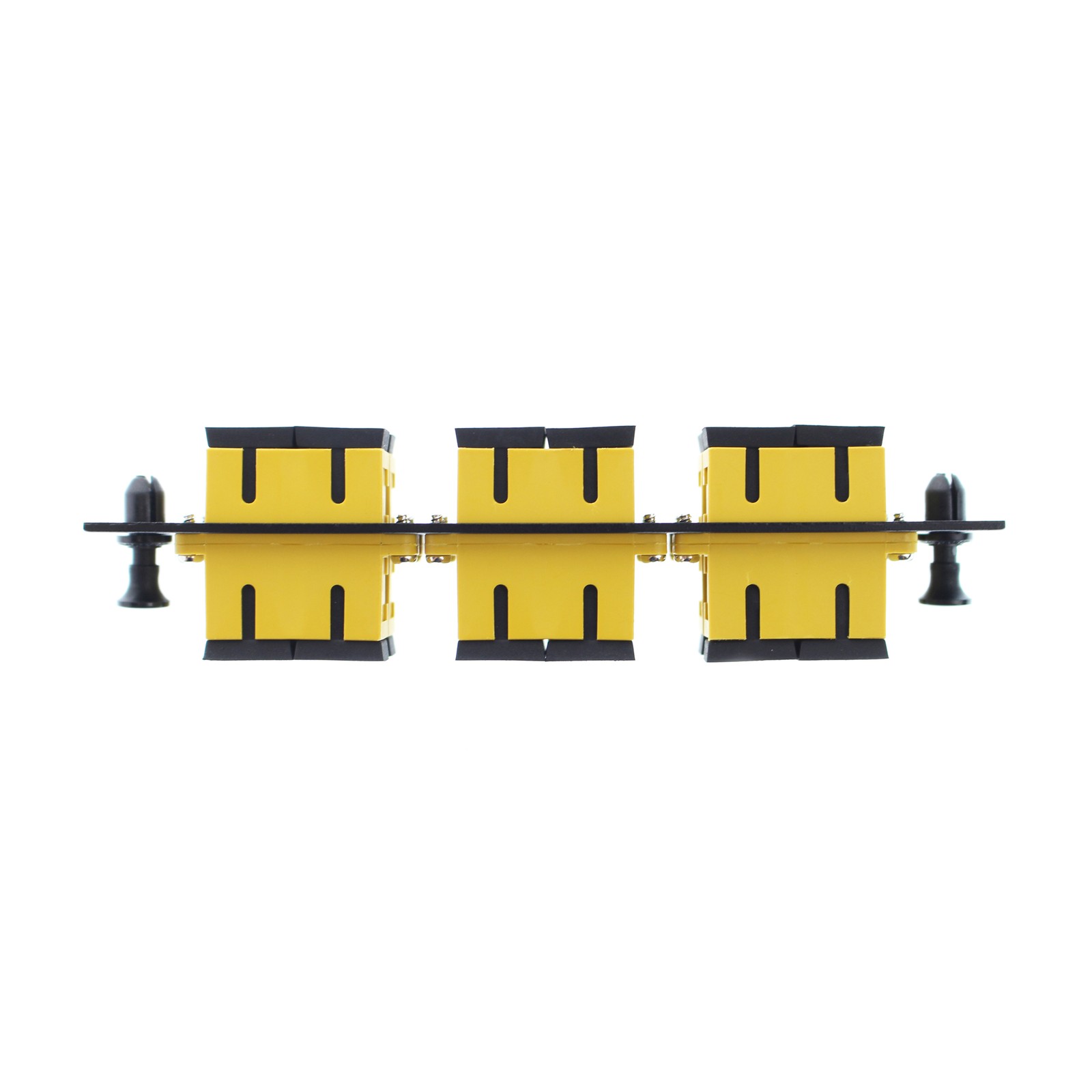 HUBBELL FSPSCDY6 6-PORT SC SM/MM DPLX HIGH DENSITYLOADED FIBER ADAPTER PANEL