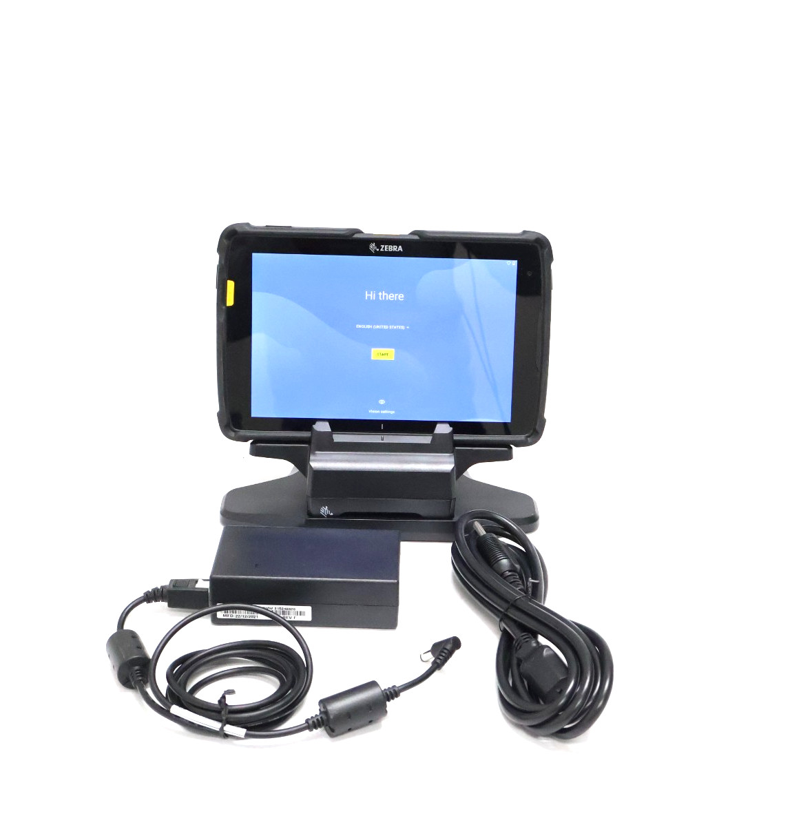 Zebra ET40AA *ANDROID 14* Rugged Tablet w/ Desktop Cradle Dock & Charger BUNDLE