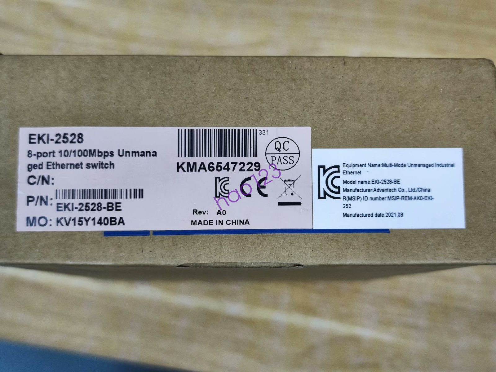 1 pcs EKI-2528 Advantech 8 Switch Brand New In Box By DHL/FedEx Fast Shipping