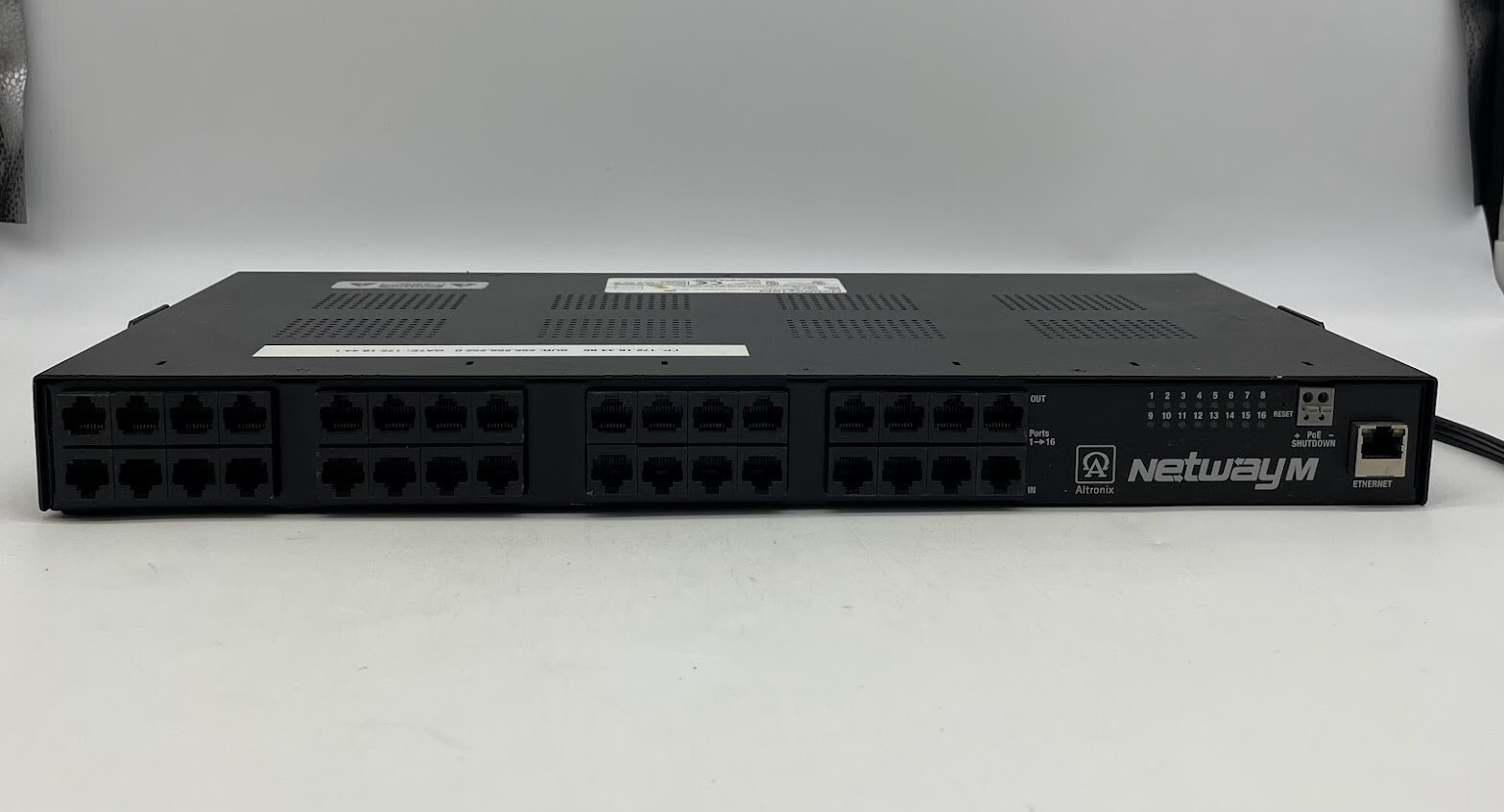 Altronix NetWay 16 Port Network Managed PoE Midspan NetWay16M
