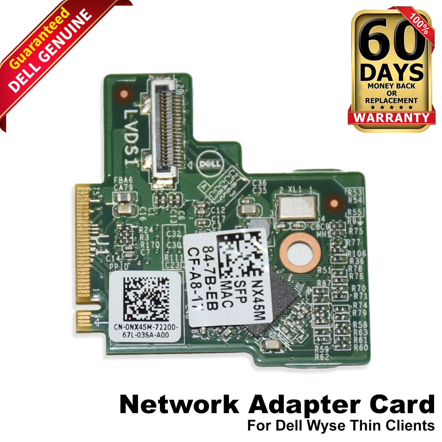 Dell Wyse Realtek PCIe M.2 Gigabit Network Adapter Card NX45M