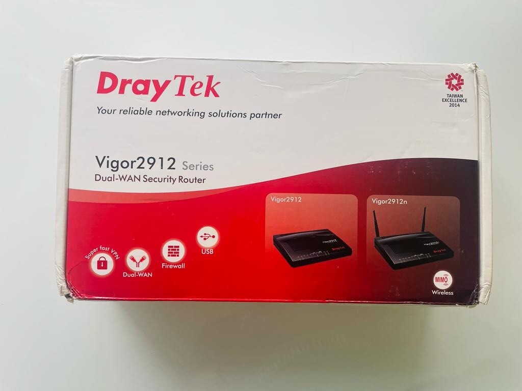 DRAYTEK VIGOR2912 DUAL WAN BROADBAND SECURITY ROUTER