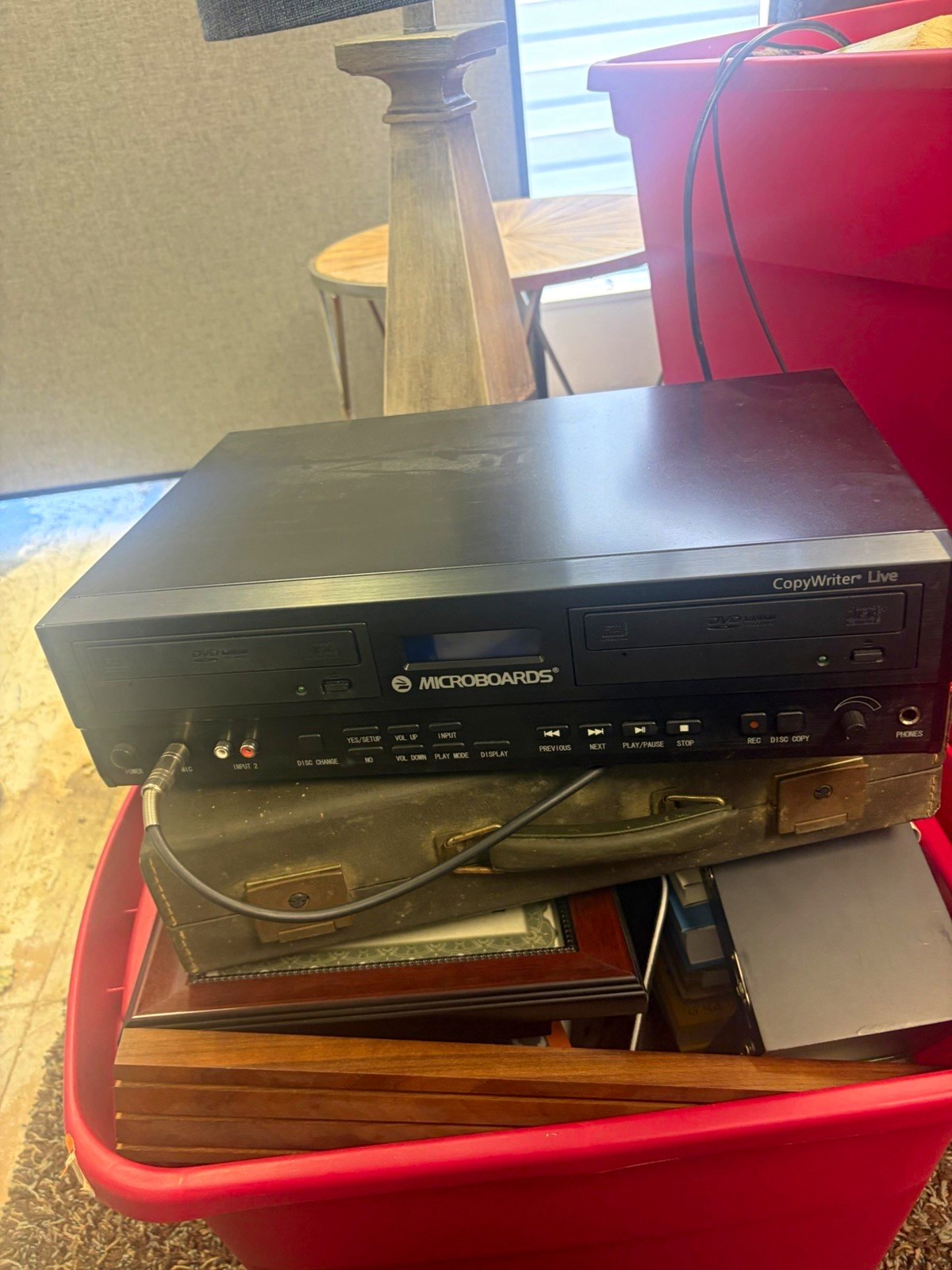 Microboards CopyWriter Live CD/DVD/Blu-ray Disc Duplicator Copy Station, Black