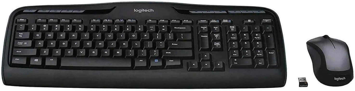Logitech MK335 Wireless Desktop Keyboard  Mouse Combo Receiver Batteries