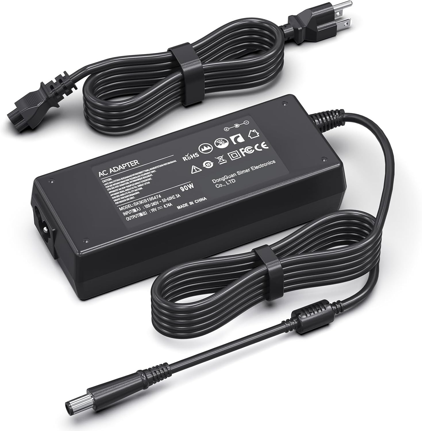 For HP All-in-One Desktop 90W 19V Power Adapter Charger 24-DD 24-DF 24-DP Series