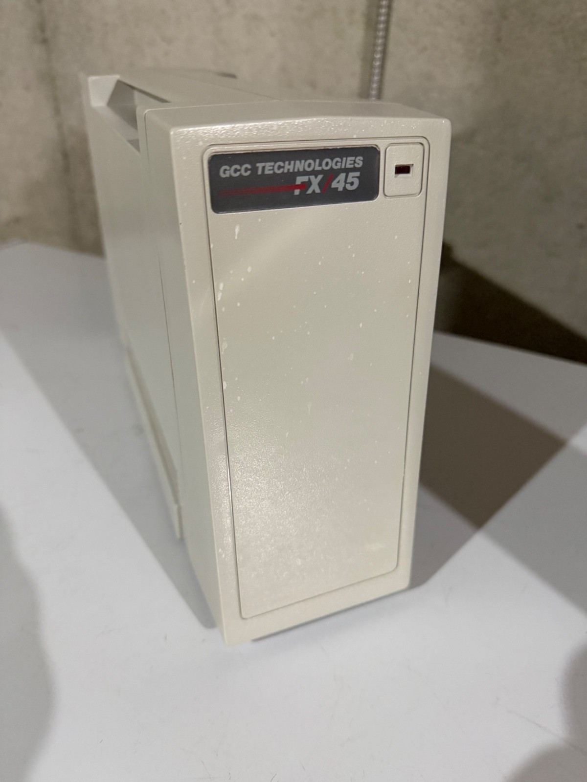 GCC Tech FX45 External SCSI Hard Drive - RECAPPED, RETROBRITE, WORKING