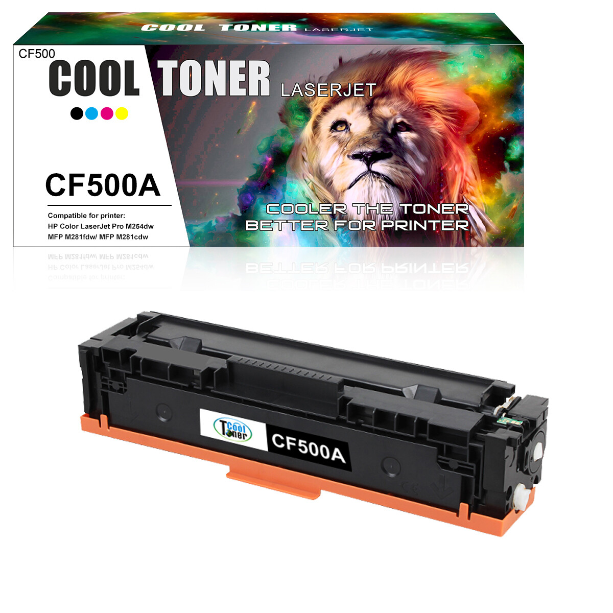 Compatible with HP CF500X 202X CF500A 202A LaserJet M281fdw  M281fcdw M280nw Lot
